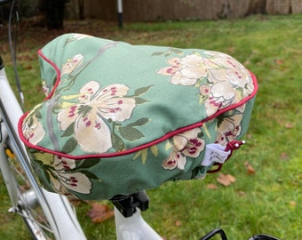 protection selle de vélo / Water repellent bike seat cover / Sattel Bezug / oilcloth bicycle seat / Sattelschutz wasserabweisend