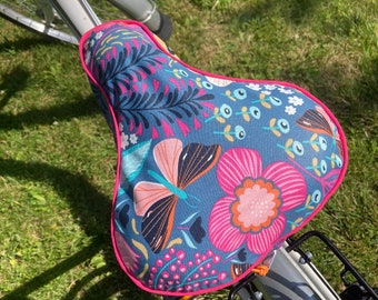 protection selle de vélo / Water repellent bike seat cover / Sattel Bezug / oilcloth bicycle seat / Sattelschutz wasserabweisend