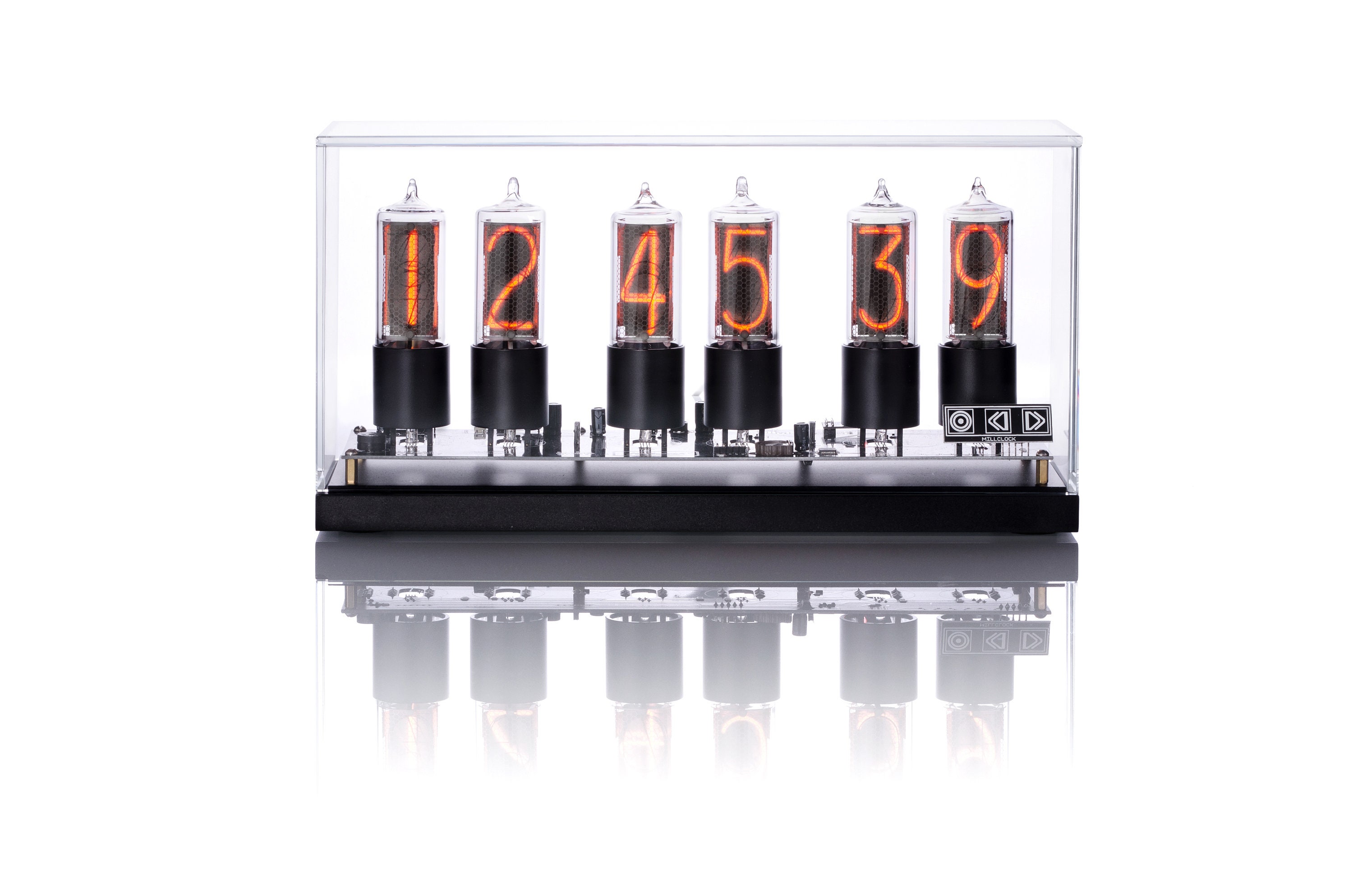 ZIN18 IN-18 New Nixie Tube Clock Black Aluminium Base - Etsy