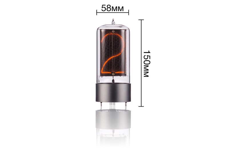 ZIN70 Z568M Z5680M New Nixie Tube mat aluminium Base 58 mm diameter of the tube image 2