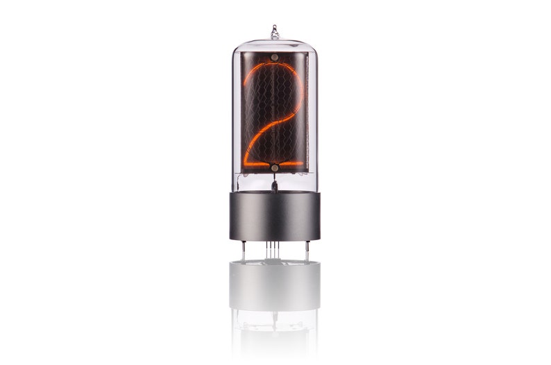 ZIN70 Z568M Z5680M New Nixie Tube mat aluminium Base 58 mm diameter of the tube image 1