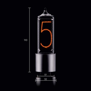 ZIN18 IN-18 New Nixie Tube Aluminium Base New Production in the World Bigger size image 2