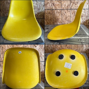YELLOW Original HERMAN MILLER Eames Fiberglass Shell Chair