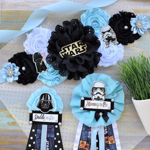 Superhero Baby Shower, Maternity Sash, Black White Baby Shower, Mommy To Be Pin, Superhero Comic Daddy To Be Pin