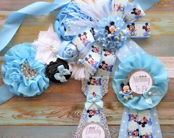 Mickey Baby Shower Etsy Mickey Baby Shower Etsy