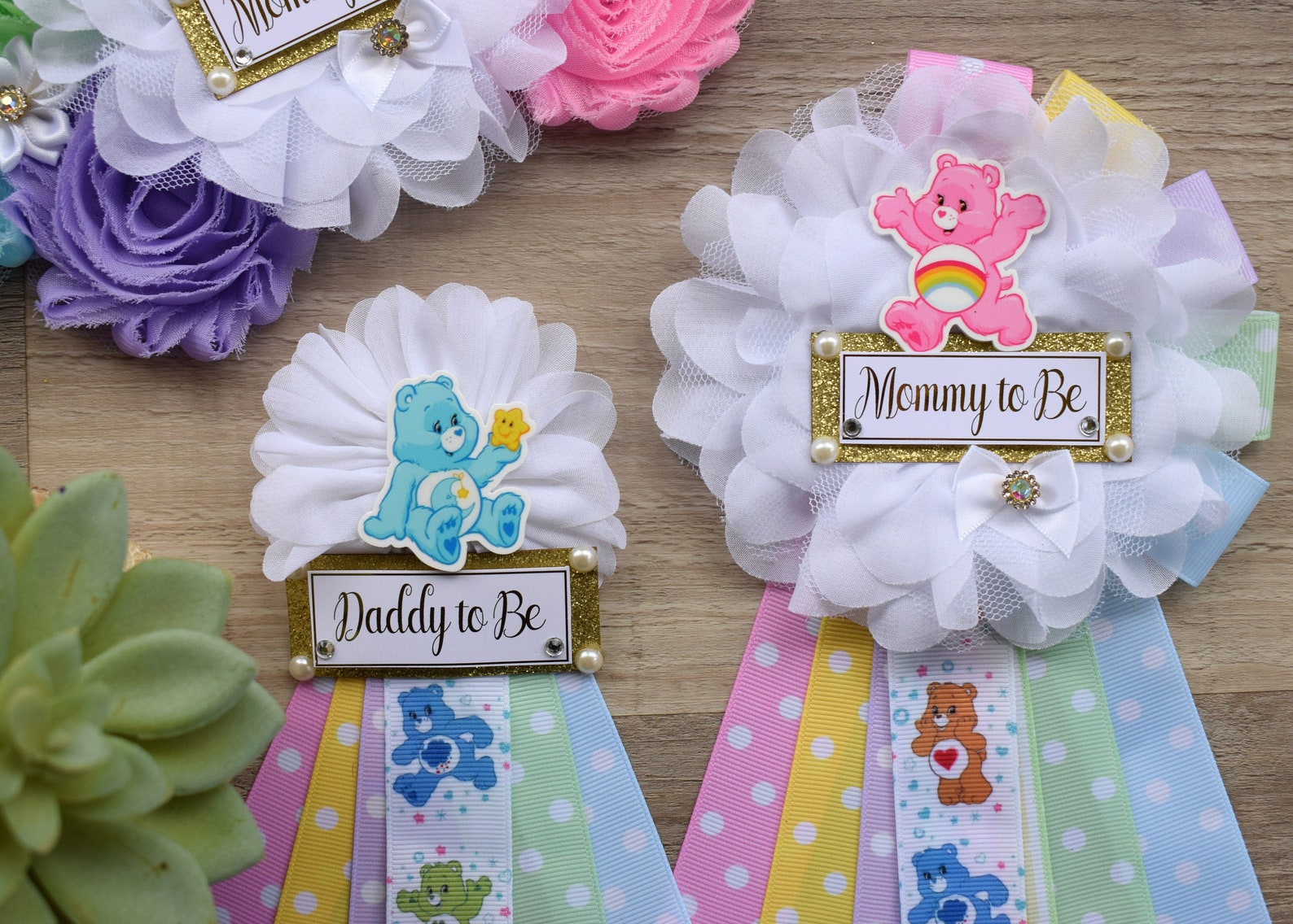 Care Bears Baby Shower Care Bears Pastel Color Maternity Etsy