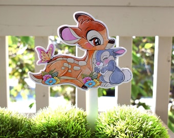 Deer Cake Toppers, Deer Baby Shower Party, Pink Bambi Baby Shower Centerpieces Decorations, Room Decor, Mom Gifts, Celebrations By Cris