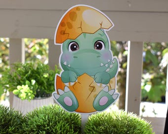 Baby Egg Dinosaur Topper Cake Baby Shower, Neutral Dinosaur Egg Centerpieces Decorations, Boy Room Nursery Decor, New Mom Gifts - S0002
