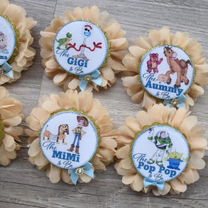 Cowboy Sheriff Woody Baby Shower, Maternity Sash, Mommy To Be Pin, Daddy To Be Pin, Custom Baby Shower Set bild 13