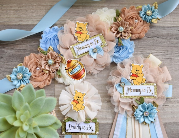 Classic Baby Boy Baby Shower, Mommy To Be Pin, Daddy To Be Pin, Baby Shower Gift, Custom