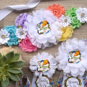 You&#39;ll Go Places Baby Shower, Maternity Sash, Mommy To Be, Daddy To Be, Baby Shower Gift, Custom