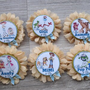 Cowboy Sheriff Woody Baby Shower, Maternity Sash, Mommy To Be Pin, Daddy To Be Pin, Custom Baby Shower Set bild 12
