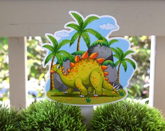 Décoration de gâteau dinosaure pour baby shower, centre de table neutre, décoration de chambre bleue pour garçon, cadeaux pour nouvelle maman, CelebrationsByCris