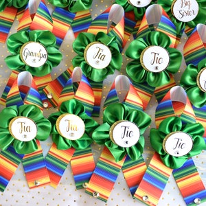 Fiesta Serape Baby Shower, Fiesta Mommy To Be Sash, Mexican Daddy To Be, Mexico Cactus Colorful Rainbow Floral Fiesta Themed Maternity Sash