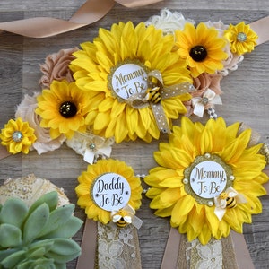 Sunflower Rustic Bee Baby Shower, Bumble Bee Mommy To Bee, Sunflower Daddy To Bee, Gender Reveal Baby Shower, Bumble Bee & Sunflower Theme