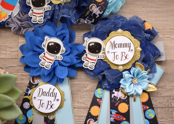 Boy Space Planet Baby Shower, Space Maternity Sash, Out of Space Mommy To Be, Planets Rocket Daddy To Be, Baby Shower Gift, Boy Baby Shower
