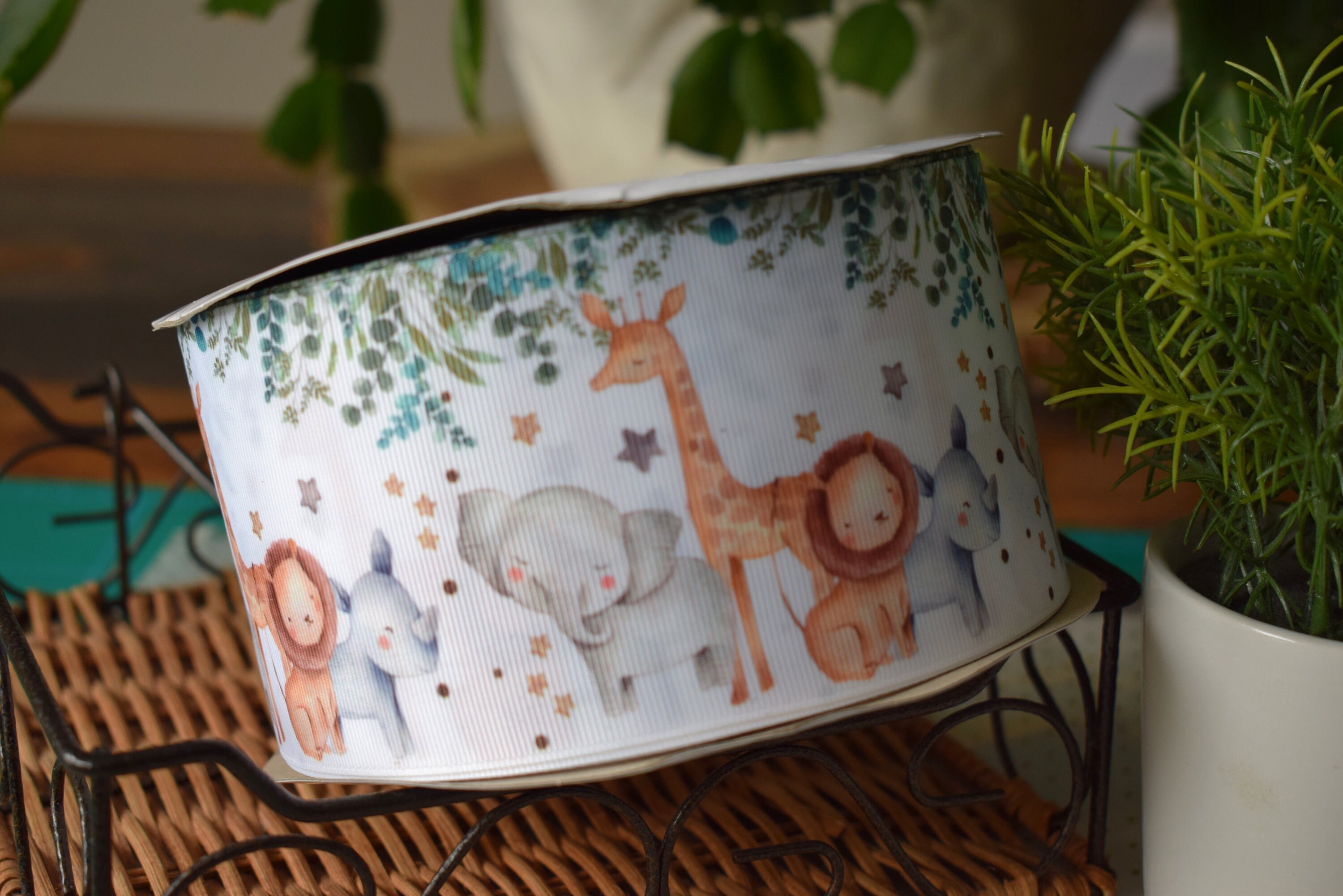 Animal Jungle Safari Ribbon, Boy Baby Shower Safari Ribbon, Safari ...