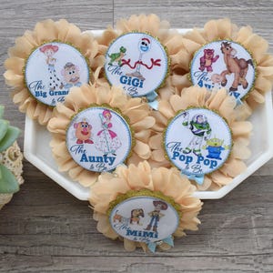 Cowboy Sheriff Woody Baby Shower, Maternity Sash, Mommy To Be Pin, Daddy To Be Pin, Custom Baby Shower Set bild 11