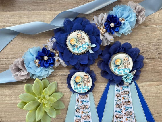 Space Planet Astronaut Baby Shower, Space Out of Space Mommy To Be, Planets Rocket Daddy To Be, Baby Shower Gift, Boy Baby Shower