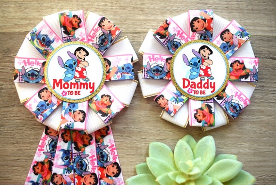 Gender Reveal Stitch Baby Shower, Pink Blue Mommy To Be Pin, Gender Reveal Daddy To Be Pin, Gender Reveal Party, Gender Reveal Baby Shower