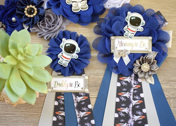 Boy Astronaut Space Baby Shower, Planets Maternity Sash, Out of Space Mommy To Be, Astronaut Rocket Daddy To Be, Baby Shower Gift, Spaceman