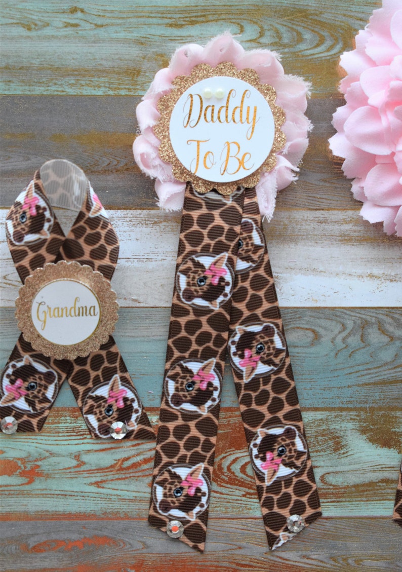 Giraffe Baby Shower Giraffe Maternity Sash Girl Giraffe | Etsy