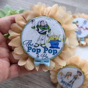 Cowboy Sheriff Woody Baby Shower, Maternity Sash, Mommy To Be Pin, Daddy To Be Pin, Custom Baby Shower Set bild 18