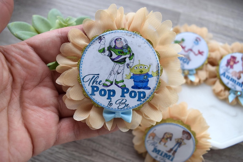 Cowboy Sheriff Woody Baby Shower, Maternity Sash, Mommy To Be Pin, Daddy To Be Pin, Custom Baby Shower Set bild 18