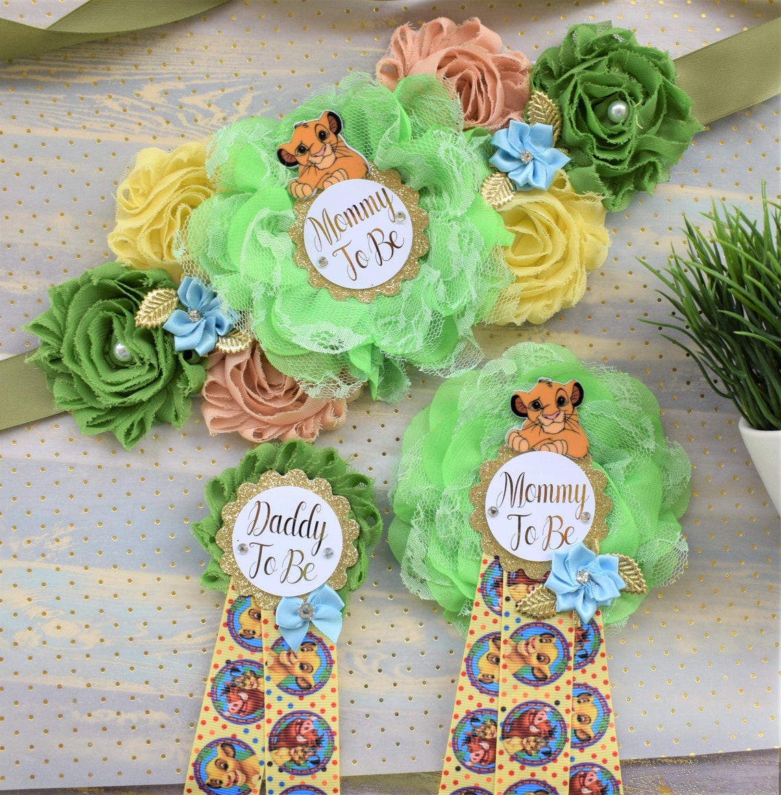 Lion King Baby Shower Lion King Baby Shower Lion Baby Flower Etsy