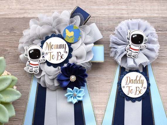 Boy Space Planet Baby Shower, Space Out of Space Mommy To Be, Planets Rocket Daddy To Be, Baby Shower Gift, Boy Baby Shower