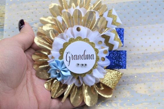 Royal Blue Prince Baby Shower, Royal Prince Family Pin, Royal Blue Gold Baby Shower, Family & Guest Pin, Prince Baby Shower, Custom Pin