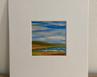 Abstract Beach Print