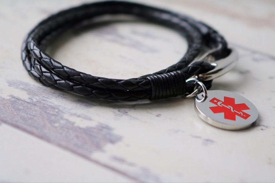 Medical Alert Bracelet Type 1 Diabetic Diabetes Bracelet Etsy