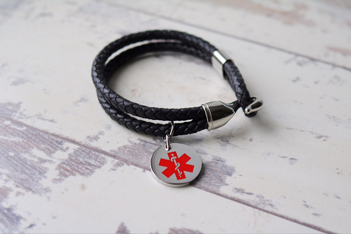 Medical Alert Armband Diabetische Armband Type 1 Diabetes Etsy Nederland