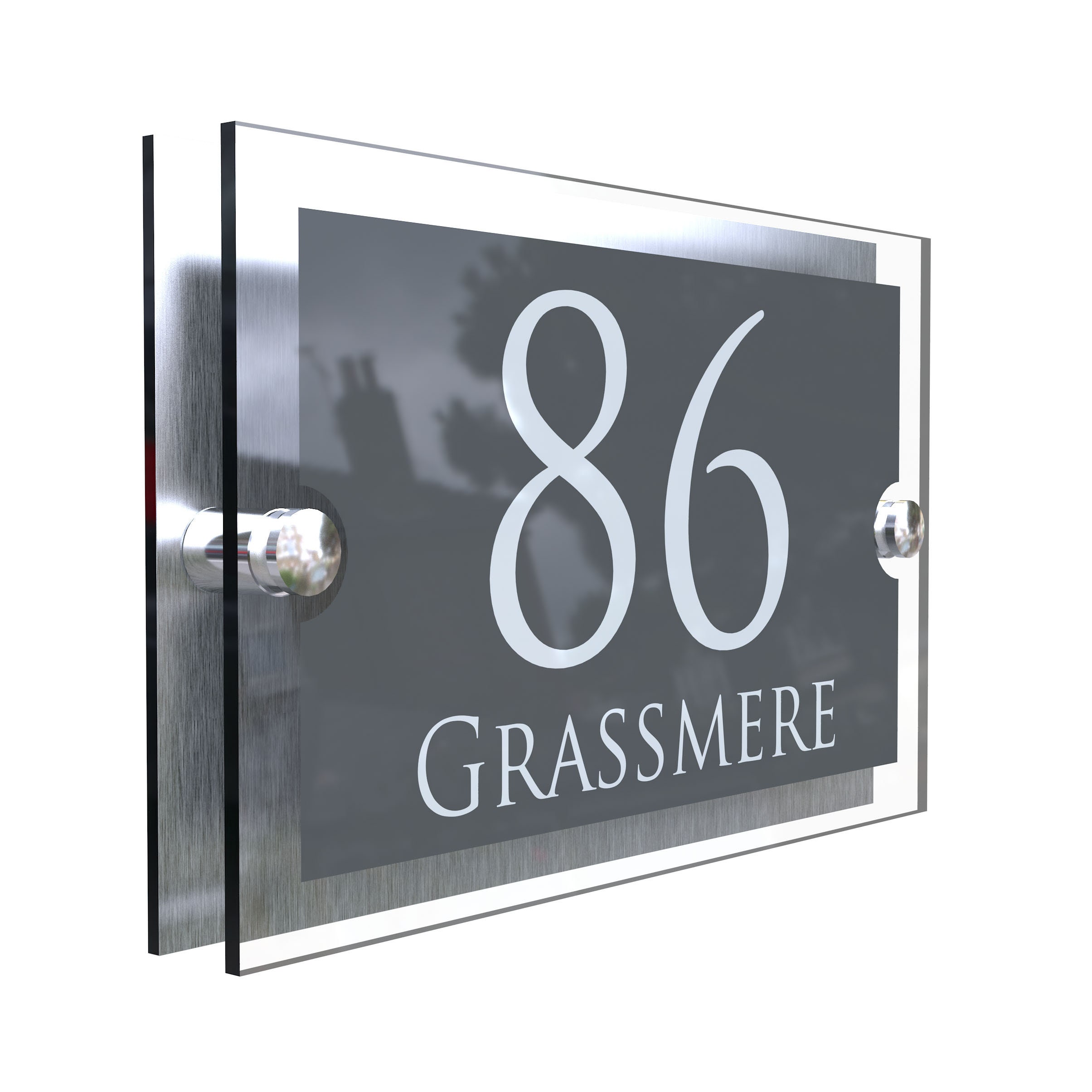 Acrylic Aluminium House Signs Door Number PARA5 28WA S C Etsy