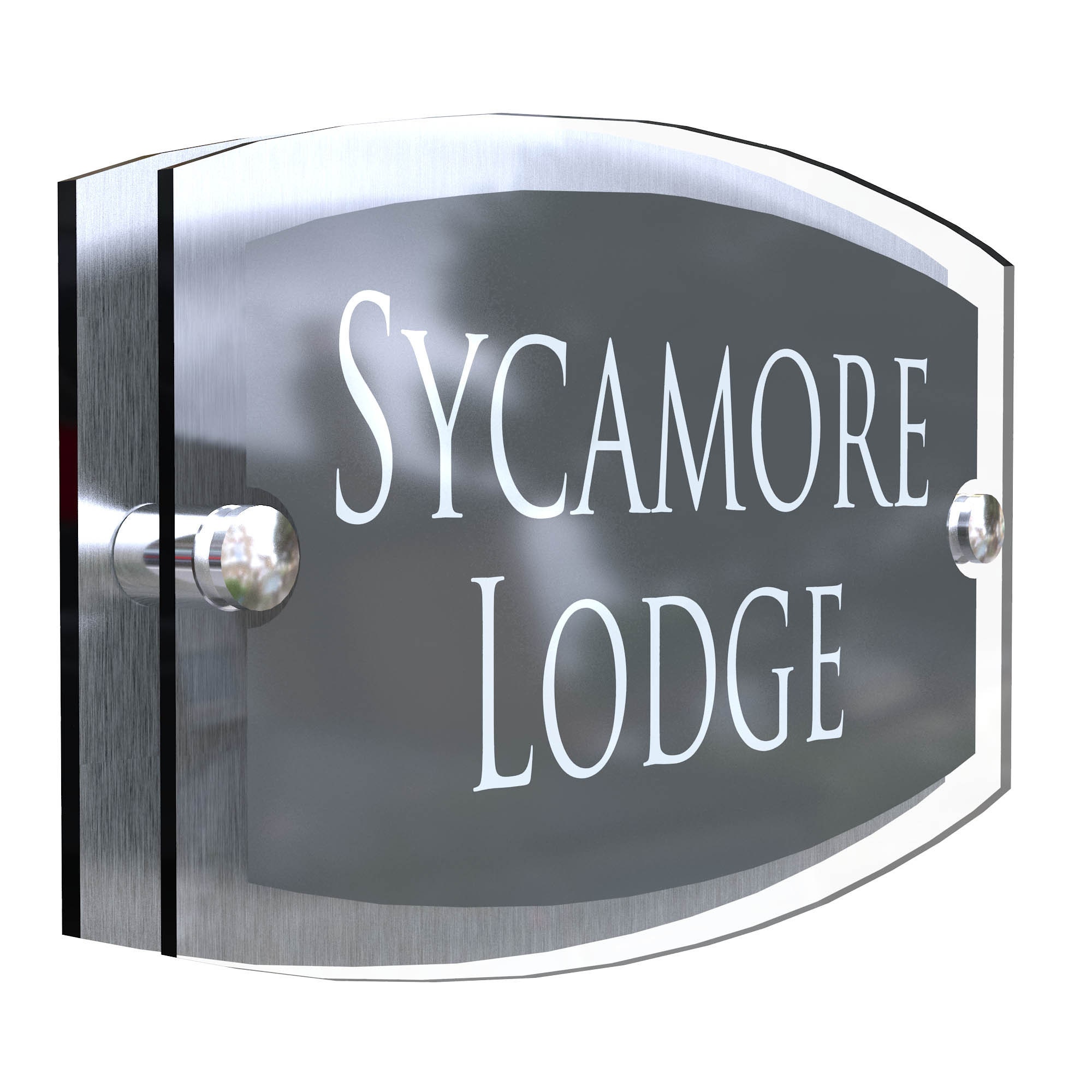 House Sign Plaque Stencil Personalizzato Con Nome Indirizzo - Foto 5