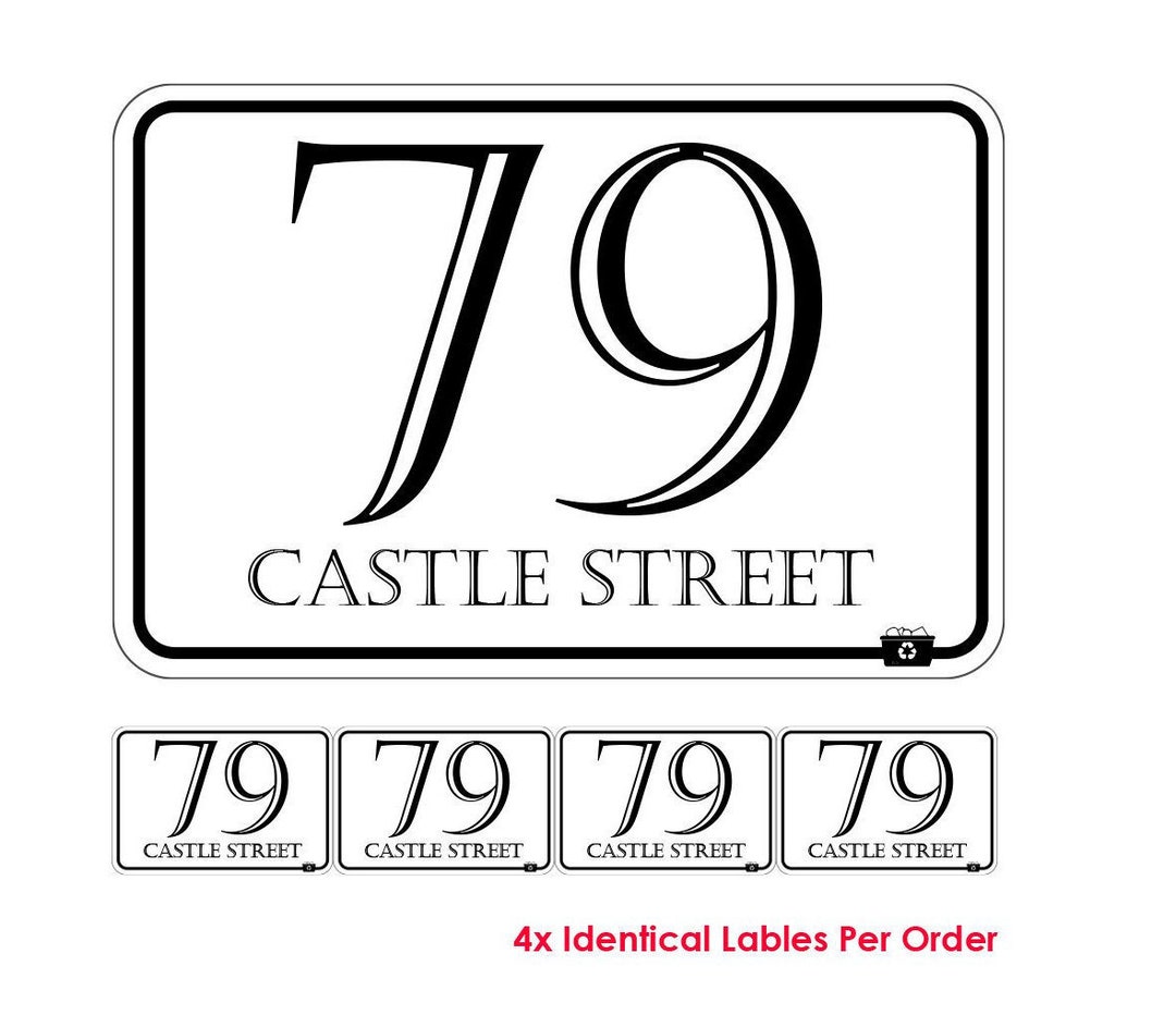 Cartello Con Indirizzo Personalizzato In Acciaio Inossidabile 304 Per Strada, Targa Per - Foto 4