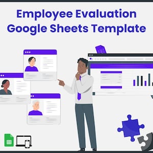Employee Evaluation | Google Sheets Template | Performance Review Tool