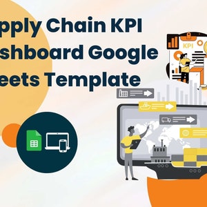 Supply Chain & Logistics KPI Dashboard | Google Sheets Template | Track Key Performance Metrics