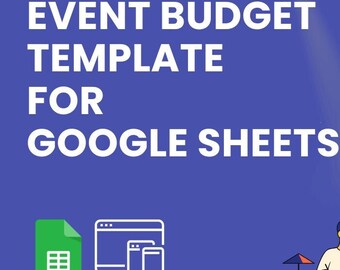Event Budget Template | Google Sheets Planner (Digital)