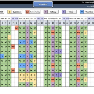 Employee Time Tracker and Payroll Template in Excel | Timesheet Printable Template | Working Hours Log