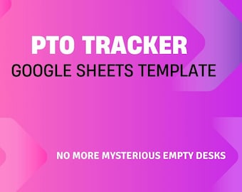 PTO Tracker Google Sheets Template: Employee Leave Calendar