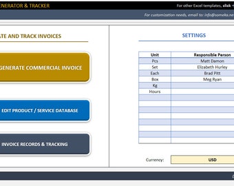 price quote generator and tracker business excel spreadsheet etsy