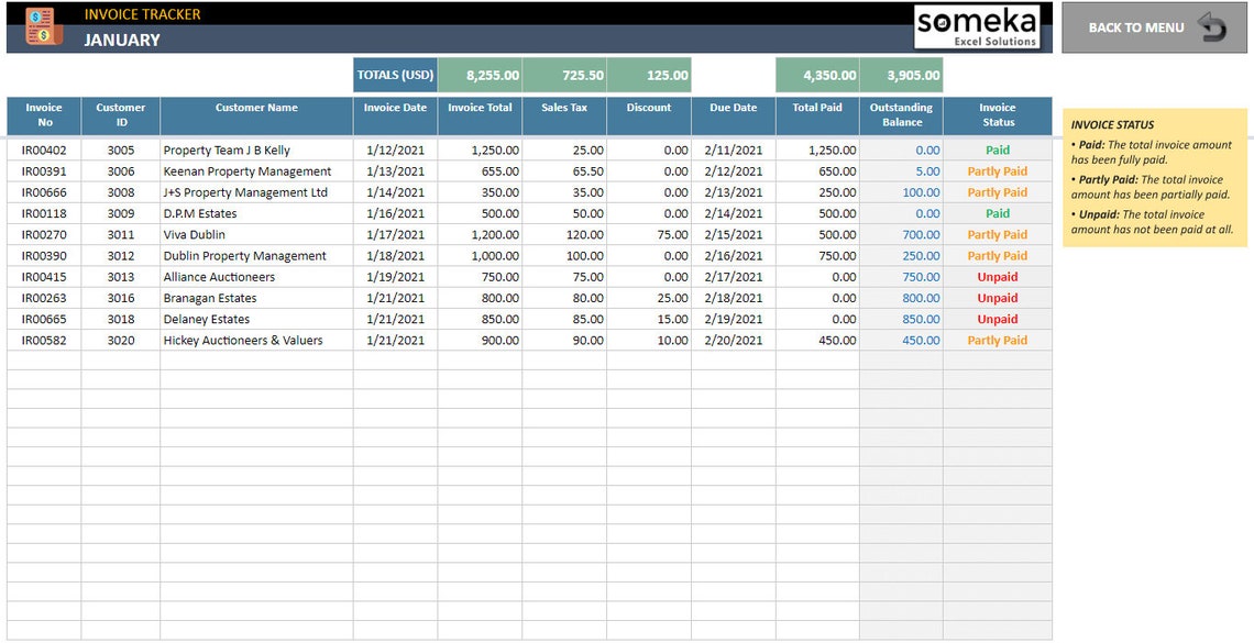 Invoice Tracker Google Sheets Template Invoice Spreadsheet Keep Record Invoice Tracker Google Sheets Template Invoice Spreadsheet Keep Record
