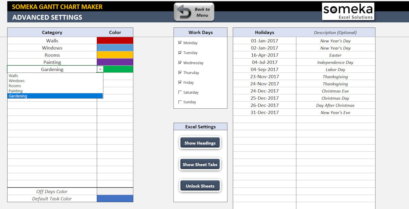 WBS Gantt Chart Excel Template Easy Project Management Project WBS Gantt Chart Excel Template Easy Project Management Project