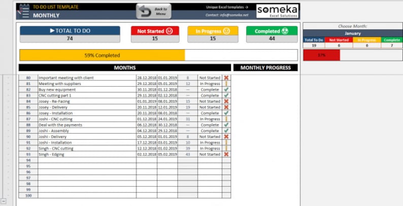 create a todo list in excel create a todo list in excel