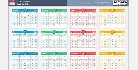 Excel Calander Template from i.etsystatic.com