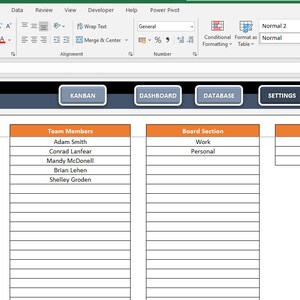 Kanban Board Excel Template | Agile Project Management | Task Tracker ...
