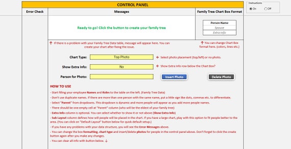 How To Create A Family Tree Chart In Excel