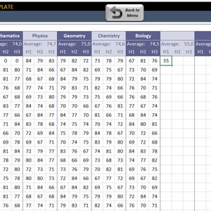 Digital Teacher and Weekly Lesson Plan Excel Template Homework Result